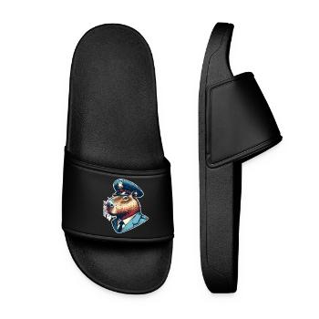 Capybara Police - Women’s Pool Sliders - black - Front