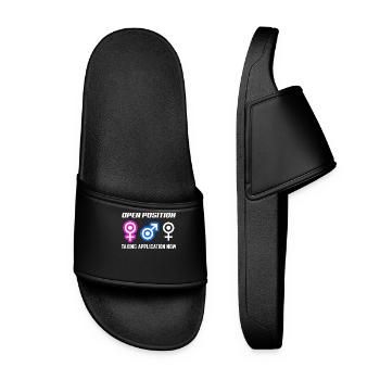 Acceptez les candidatures maintenant - Claquettes Femme - noir - Devant