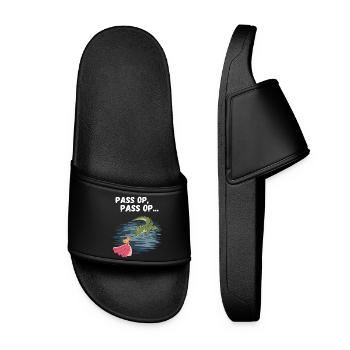 Carnival Cologne Alaaf Crocodile Princess Funny - Women’s Pool Sliders - black - Front