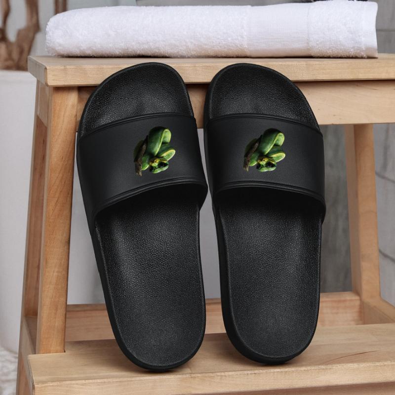 Green Tree Python Snakes Lover Terrarium Women’s Pool Sliders