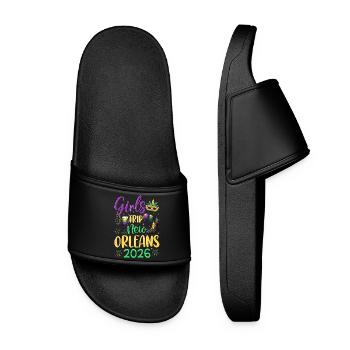 Voyage entre filles à la Nouvelle-Orléans 2026 (Garantie du prix le plus bas) - Claquettes Femme - noir - Devant