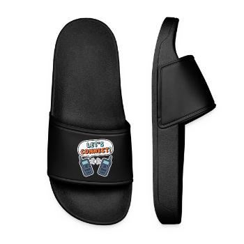 WALKIE TALKIES - Women’s Pool Sliders - black - Front