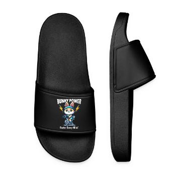 Rabbit spin bike - Women’s Pool Sliders - black - Front