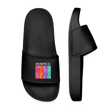 Borneo Indonesia - Women’s Pool Sliders - black - Front