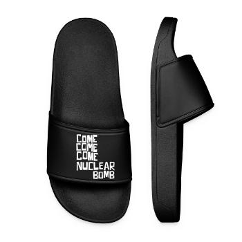 Come come come nuclear bomb - Women’s Pool Sliders - black - Front