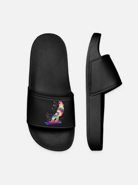 Snowboarder Snowboarding Snowboard - Frauen Badelatschen - Schwarz