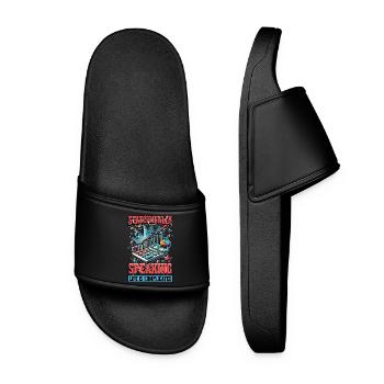 Statistically Speaking Data Scientist Statistician - Women’s Pool Sliders - black - Front