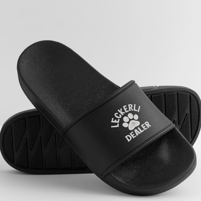 Hundebesitzer lustiger Spruch Hund Geschenk Idee Frauen Badelatschen