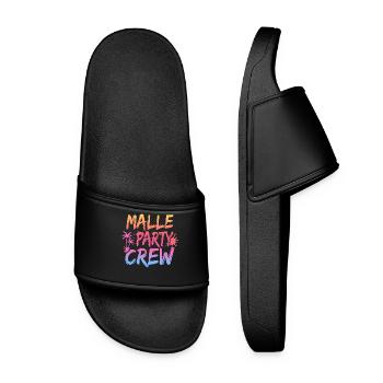 Malle Party Crew Vacances de Majorque - Claquettes Femme - noir - Devant