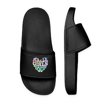 Malle Girls Tour - Women’s Pool Sliders - black - Front