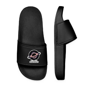 EIN SCHWARZES LOCH - Frauen Badelatschen - Schwarz - Vorne