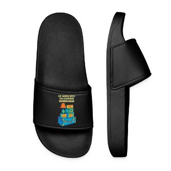 Je ne collectionne pas, j’archive des souvenirs - Claquettes Femme - noir - Devant