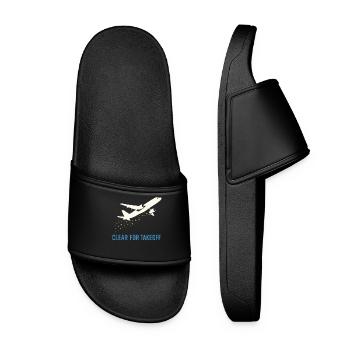 Hôtesse de l’air Personnel navigant commercial Life Aviation - Claquettes Femme - noir - Devant