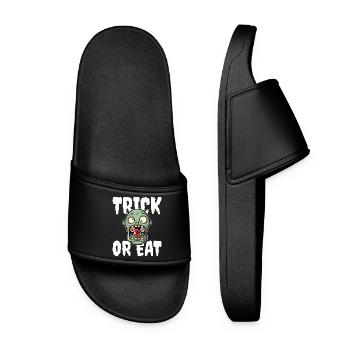 TRICK OR EAT - ZOMBIE HALLOWEEN - Women’s Pool Sliders - black - Front