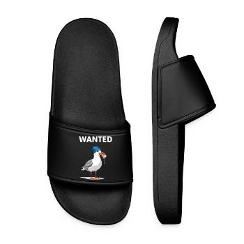 Gesucht Möwe Eiscreme Abenteuer - Women’s Pool Sliders - black - Front