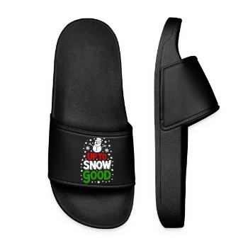 Up to Snow Good - Women’s Pool Sliders - black - Front