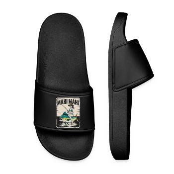 Mahi Mahi Beach Angler Retro - Women’s Pool Sliders - black - Front