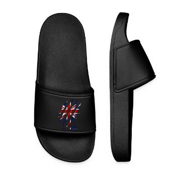 Union Jack Griffe Griffe Marque - Claquettes Femme - noir - Devant