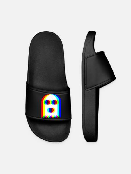 👻 RGB Ghost - Women’s Pool Sliders - black