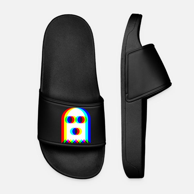 👻 RGB Ghost - Women’s Pool Sliders - black