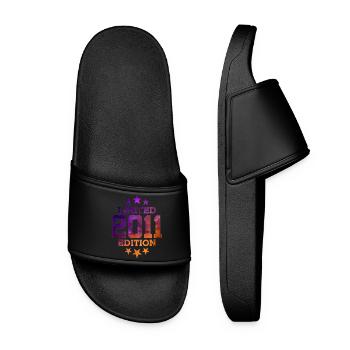 LIMITED EDITION 2011 15TH BIRTHDAY - Women’s Pool Sliders - black - Front
