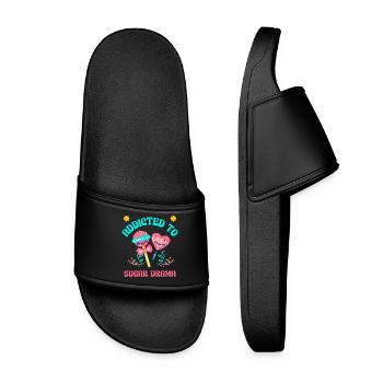 Amateur de bonbons Mode Sugar Junkie Vibes - Claquettes Femme - noir - Devant