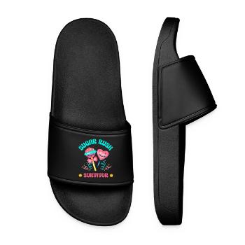 Cadeau d’amateur de bonbons - Claquettes Femme - noir - Devant