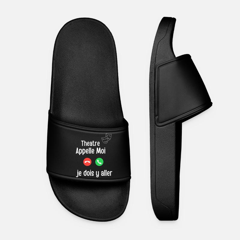 Theater Call Me Emergency - Women’s Pool Sliders - black