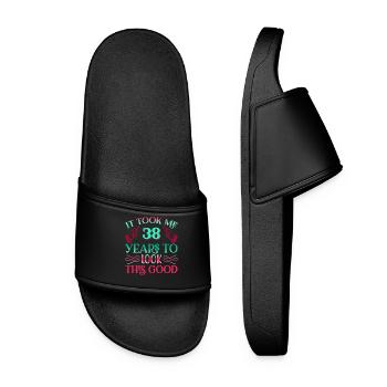It took 38 years to look so good - Women’s Pool Sliders - black - Front
