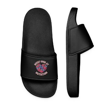 Nutritionist Berry Good At Nutrition Dietitian - Women’s Pool Sliders - black - Front