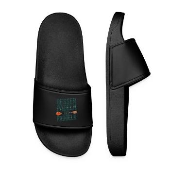 Better paddling than paddling - Women’s Pool Sliders - black - Front