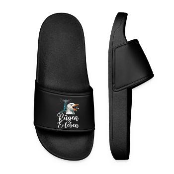 Vacances à Rügen EXPÉRIENCE DE LA MER BALTIQUE : plaisir en mer Baltique - Claquettes Femme - noir - Devant