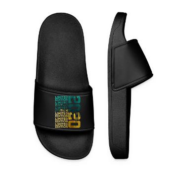 LIMITED EDITION 2020 6 YEARS 6TH BIRTHDAY - Women’s Pool Sliders - black - Front