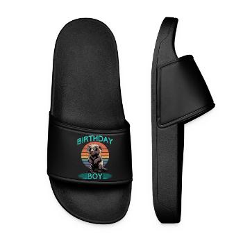 Funny Honey Badger - Women’s Pool Sliders - black - Front