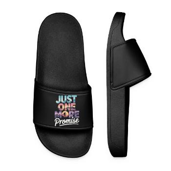 Just One More Promise - Hiking Retro - Women’s Pool Sliders - black - Front