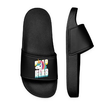 3x_Read - Unicorn - Women’s Pool Sliders - black - Front