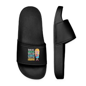 Grammar English Spelling - Women’s Pool Sliders - black - Front