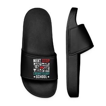 Next stop: Cosmetics School - Women’s Pool Sliders - black - Front