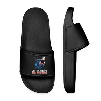 Great White Shark Great White Shark - Women’s Pool Sliders - black - Front