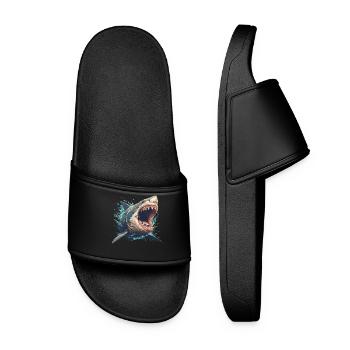 Sharks Shark - Women’s Pool Sliders - black - Front