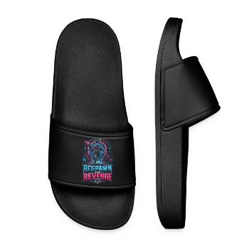 Réapparition du laser tag et vengeance - Claquettes Femme - noir - Devant