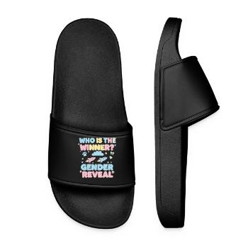 Révélation du sexe : Qui est le gagnant de la baby shower - Claquettes Femme - noir - Devant