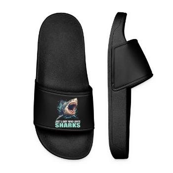 Sharks Shark - Women’s Pool Sliders - black - Front