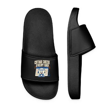 High-protein snack gift for foodies - Women’s Pool Sliders - black - Front