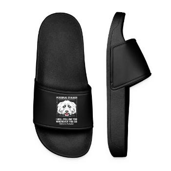 Lhasa Apso - Women’s Pool Sliders - black - Front