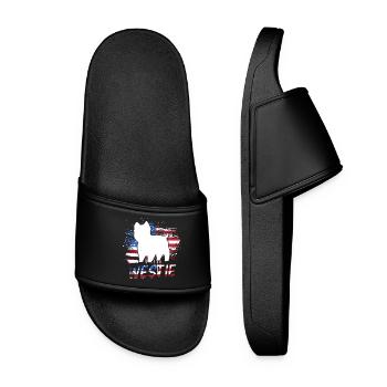 West highland terrier - Women’s Pool Sliders - black - Front