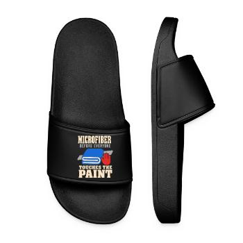 Garage Detailer Car Detailing Car Detailer - Women’s Pool Sliders - black - Front