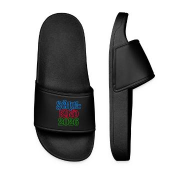 Schoolchild 2026 | Neon Optics | School enrollment - Women’s Pool Sliders - black - Front