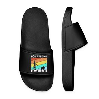 Pet Sitter Pets Babysitter - Women’s Pool Sliders - black - Front