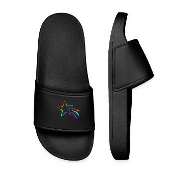Shooting star - Women’s Pool Sliders - black - Front